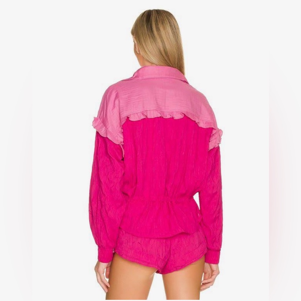 Free People Let’s Go Out Pullover Windbreaker - Picture 4 of 4